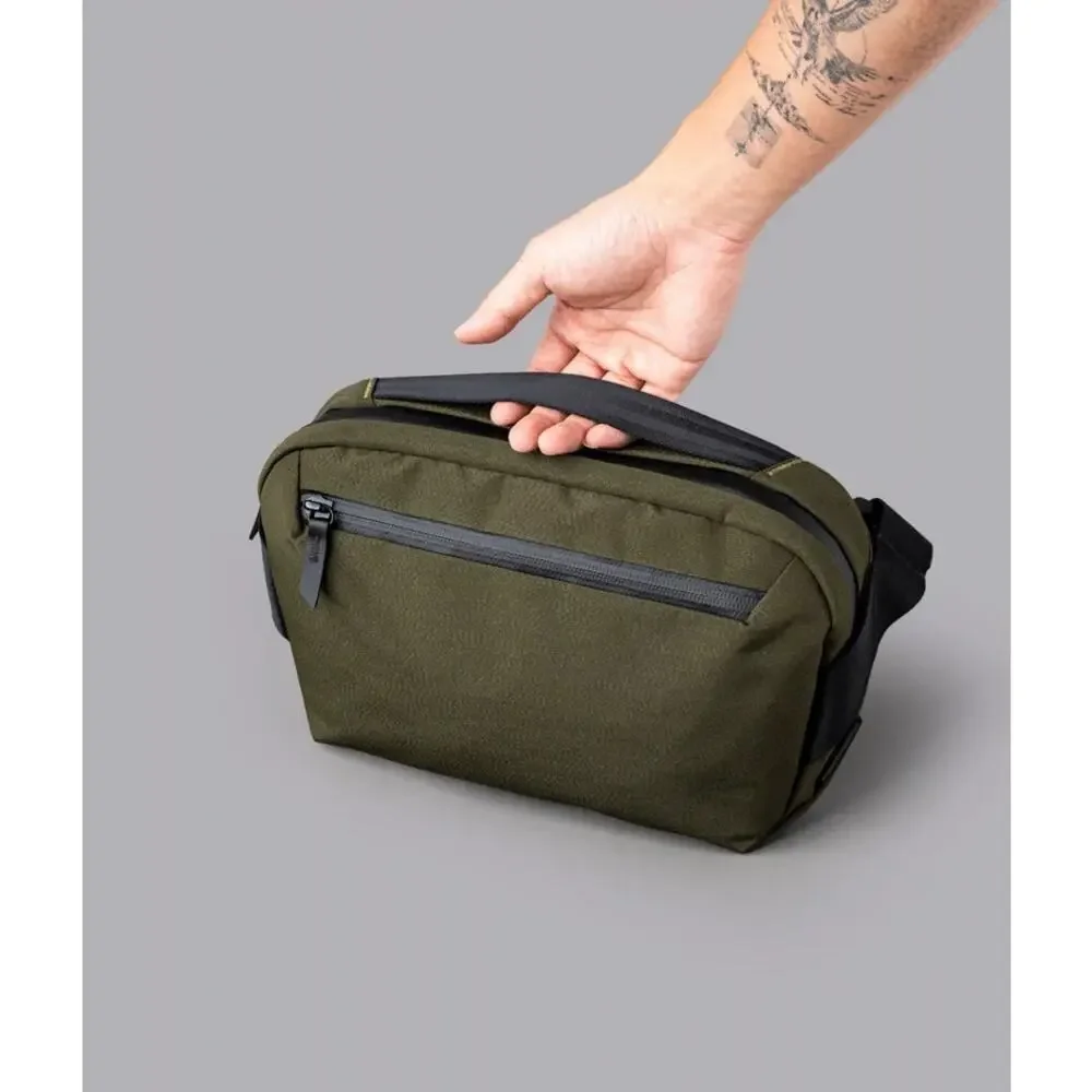 NWT Alpaka Go Sling Mini V2 Belt Travel Bag Army Green | Axoflux 600D